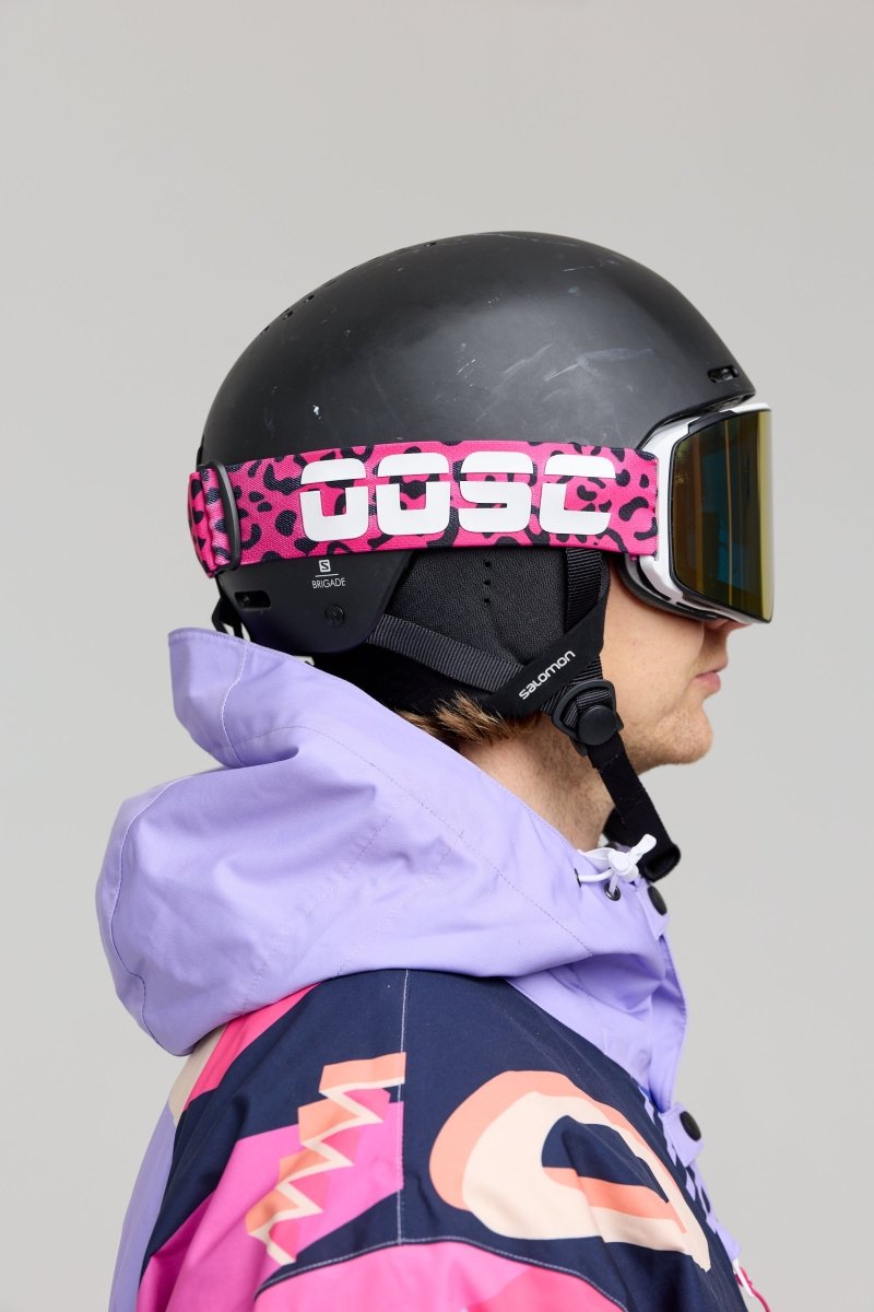 OOSC Boldsight® Ski & Snowboard Goggles - Pink Leopard Print - OOSC Clothing