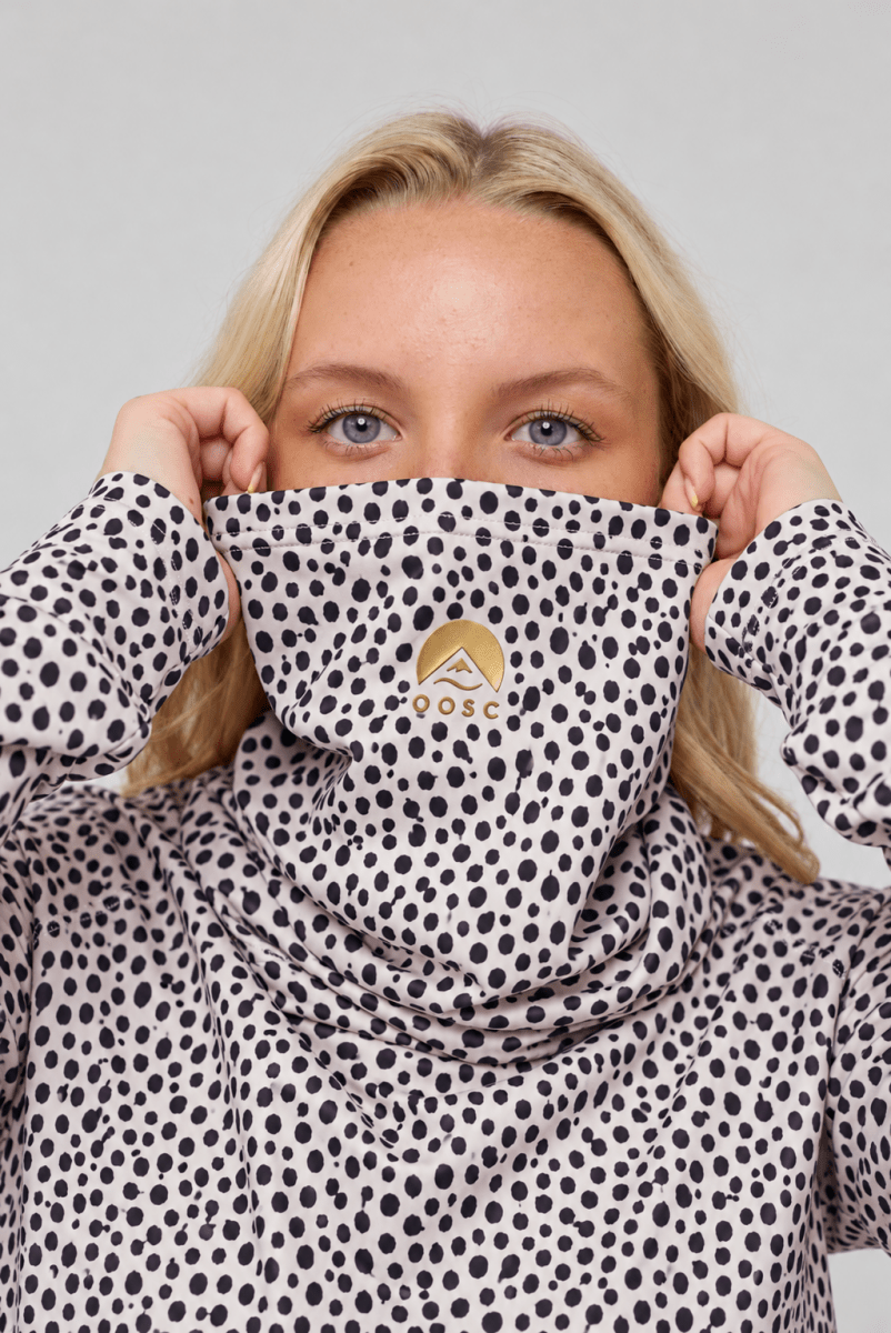 OOSC Neckwarmer - Ivory Noir - OOSC Clothing
