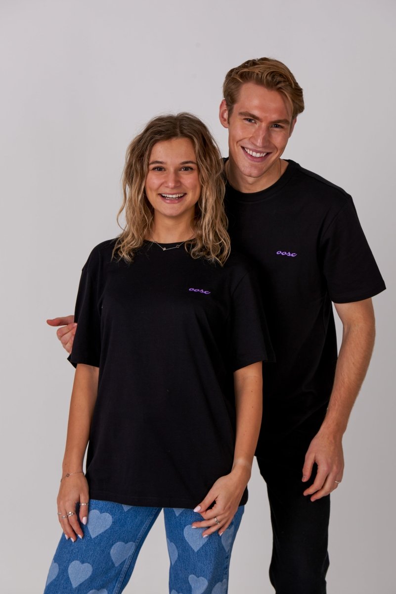 Powder Club T-Shirt - Black - OOSC Clothing