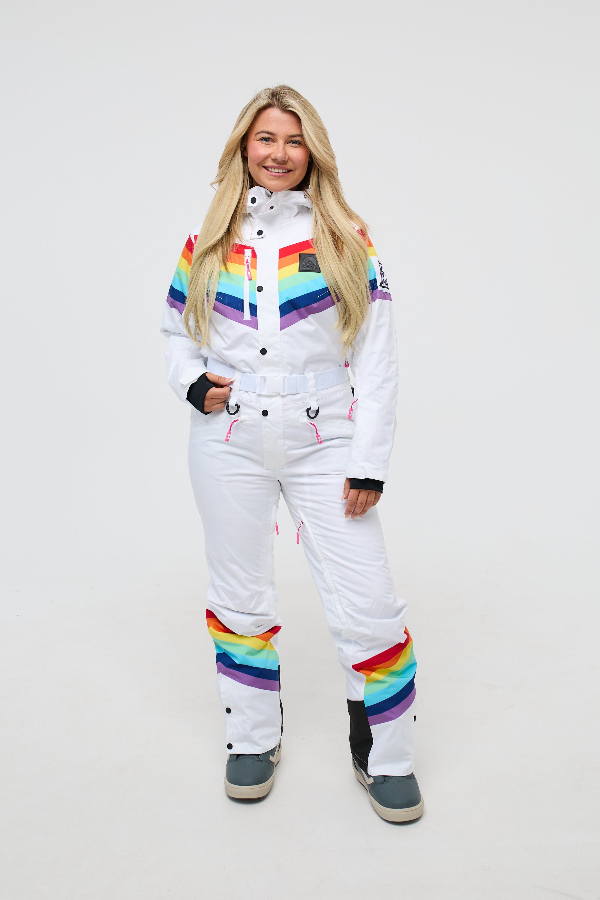 Rainbow Road Shaped Damen Skianzug