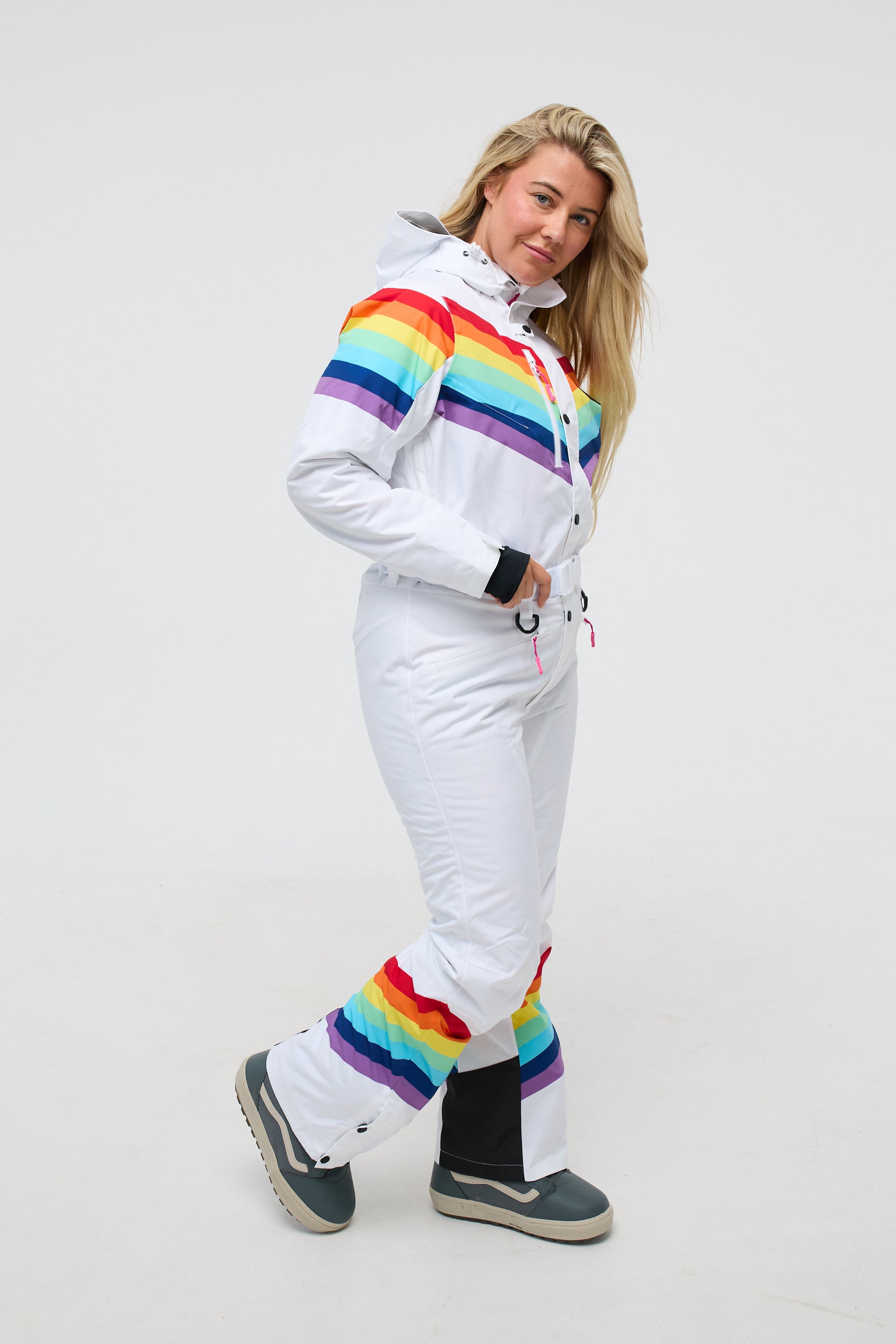 Rainbow Road Shaped Damen Skianzug