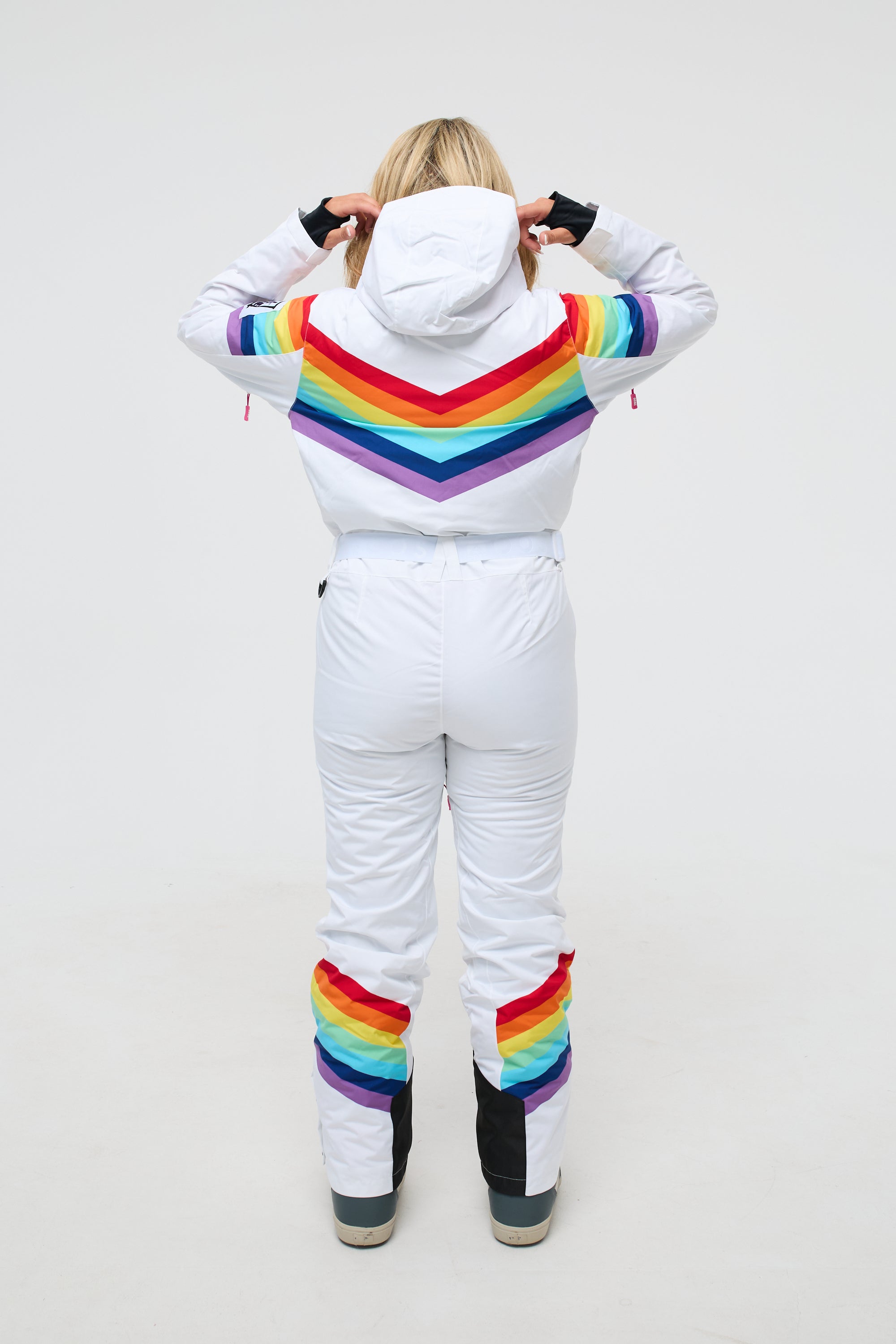 Rainbow Road Shaped Damen Skianzug