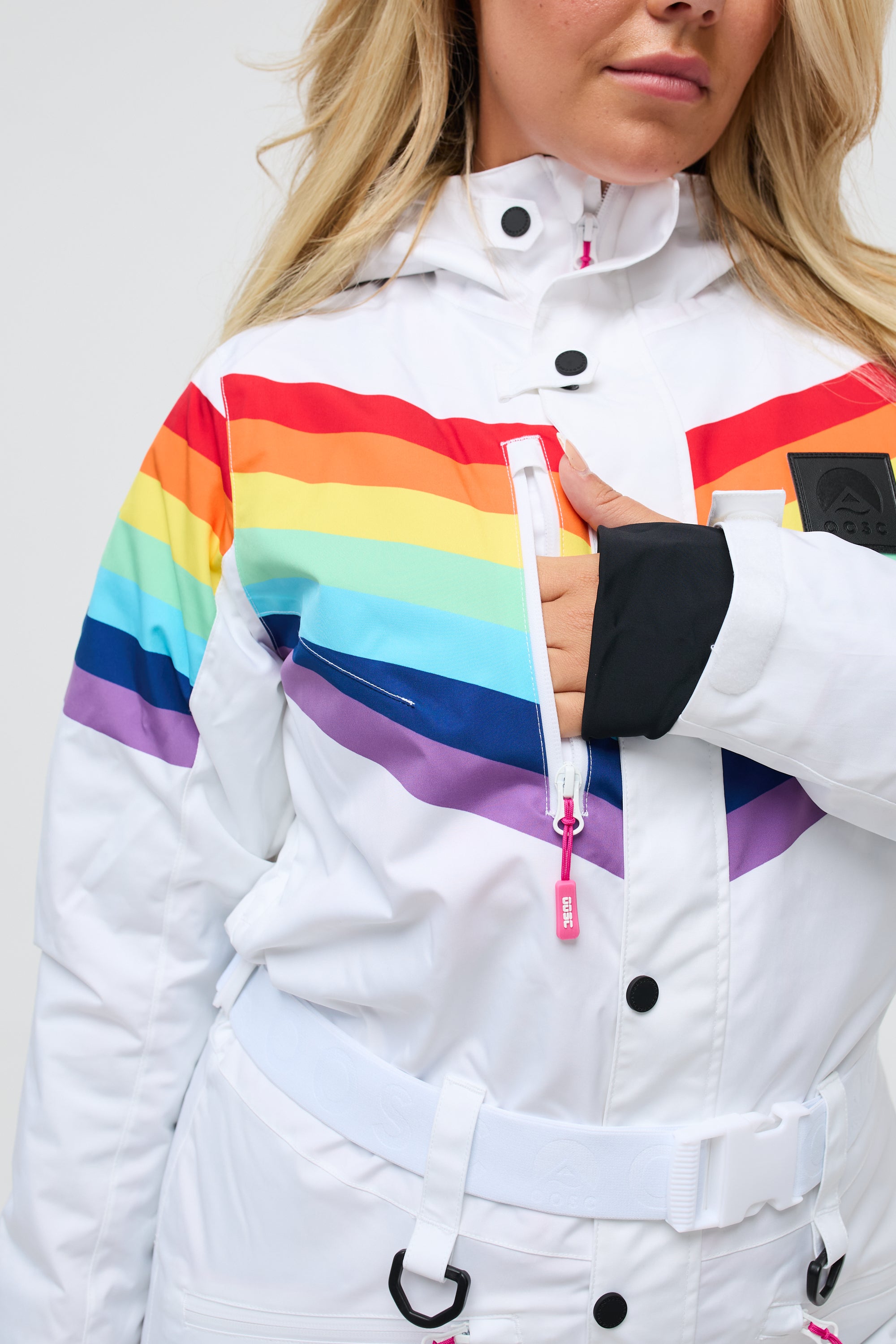 Rainbow Road Shaped Damen Skianzug
