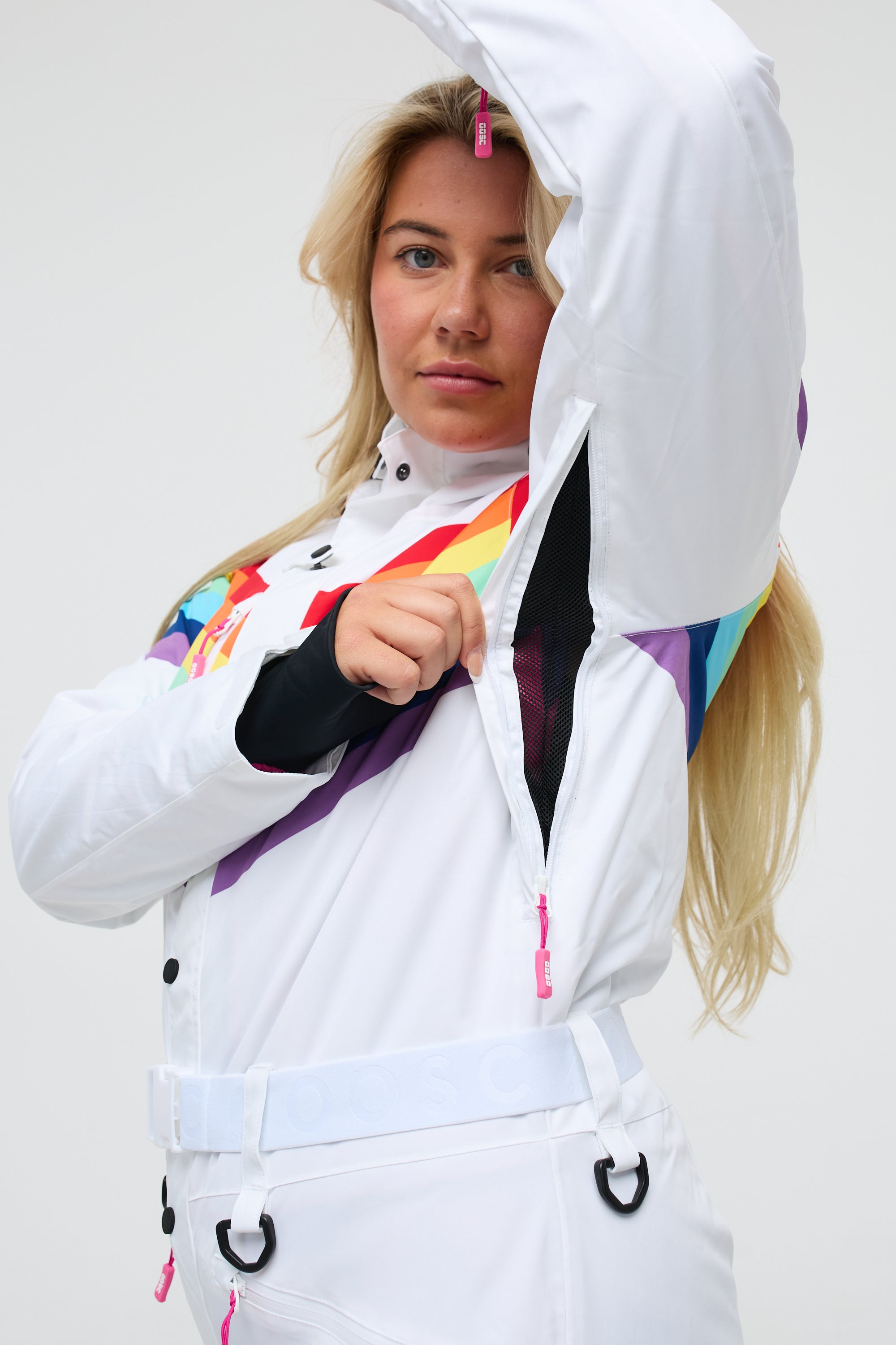 Rainbow Road Shaped Damen Skianzug
