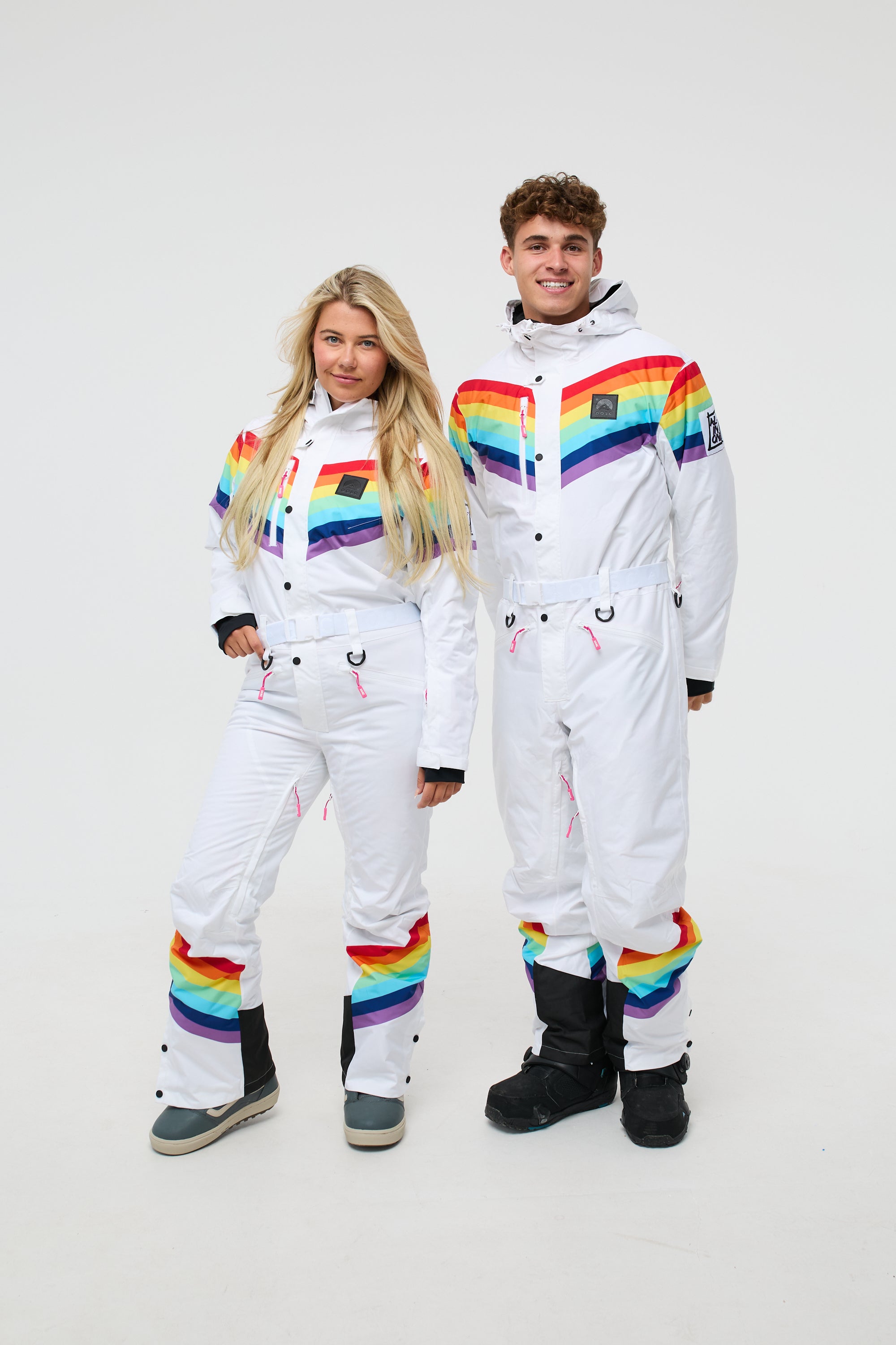Rainbow Road Shaped Damen Skianzug