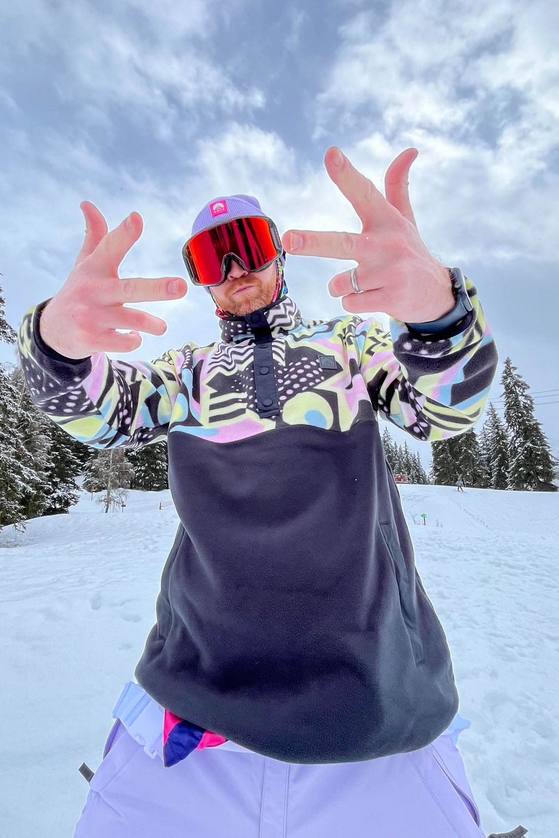 Polaire Sauvé par le gong noire - Homme