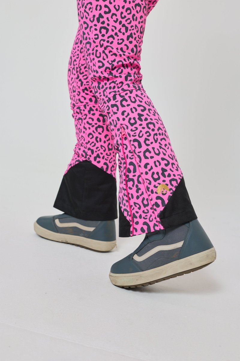 Rosé Leopard Ski Suit - OOSC Clothing