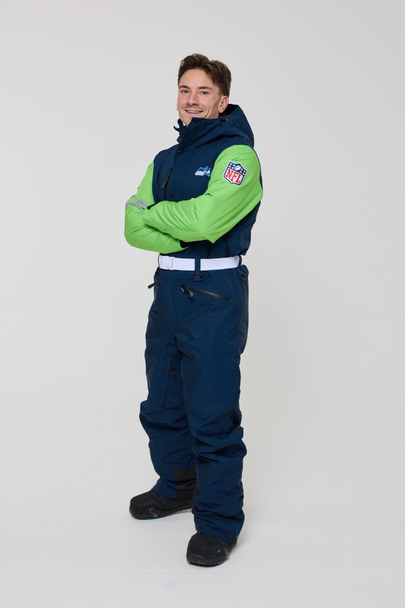 Seattle Seahawks Men's Ski Suit - OOSC Clothing