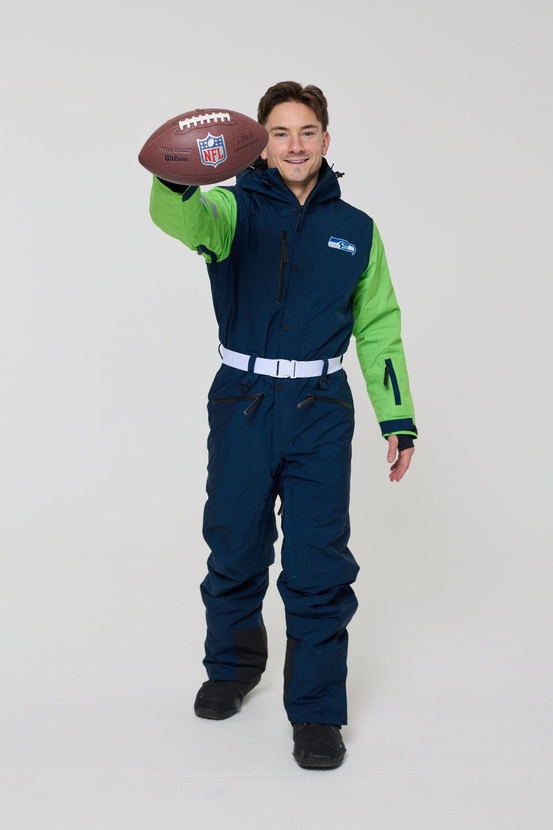 Seattle Seahawks Men's Ski Suit - OOSC Clothing