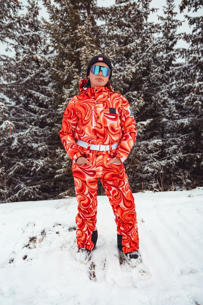 Shagadelic Baby! - Shaped Women's Ski Suit - OOSC Clothing