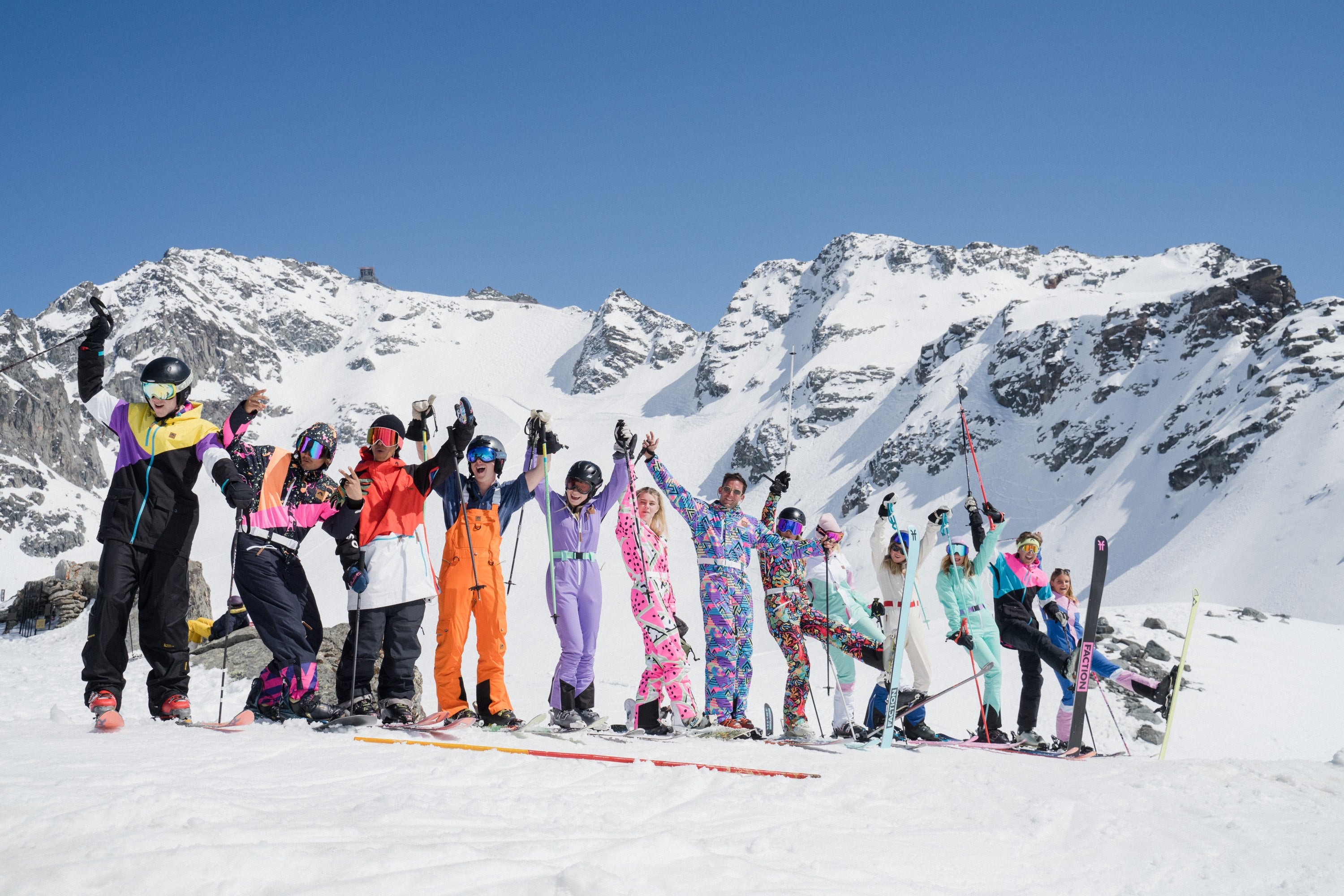 Ski Suits Retro-Styled, Sustainable Ski Wear