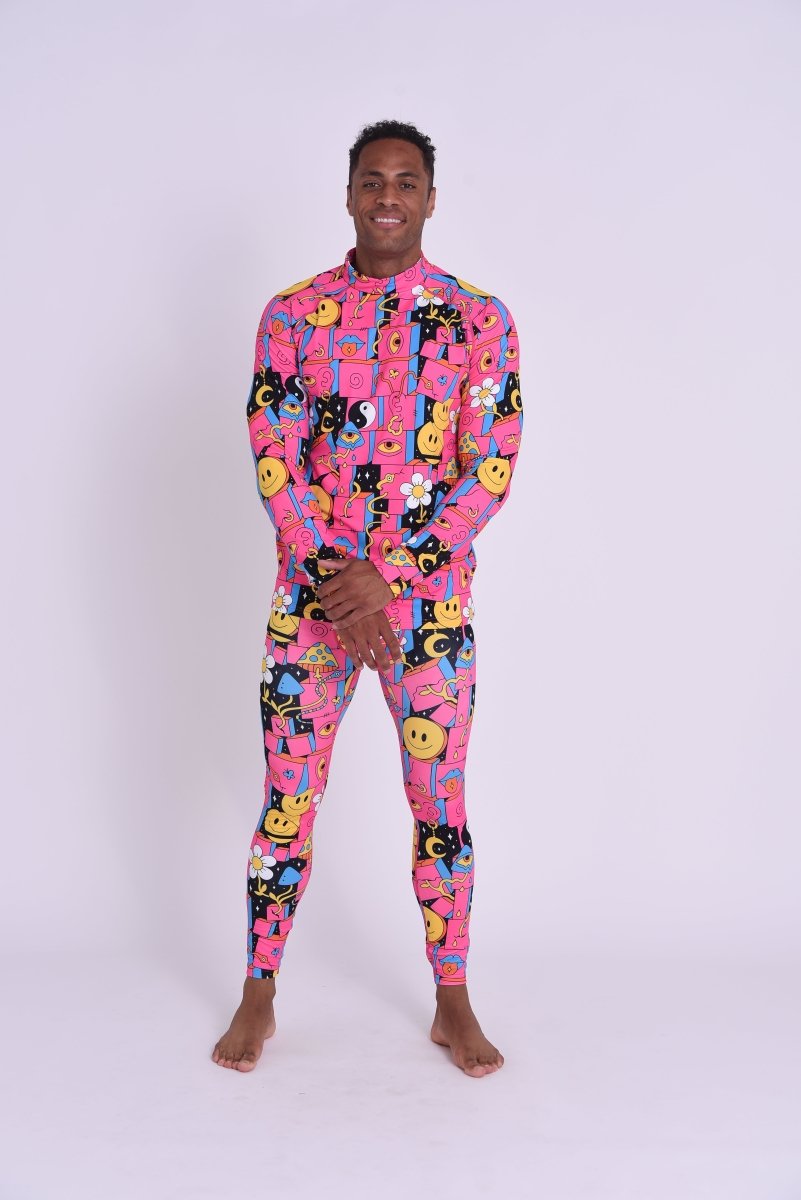 Trippy Hippy Men's Baselayer Pant - OOSC Clothing