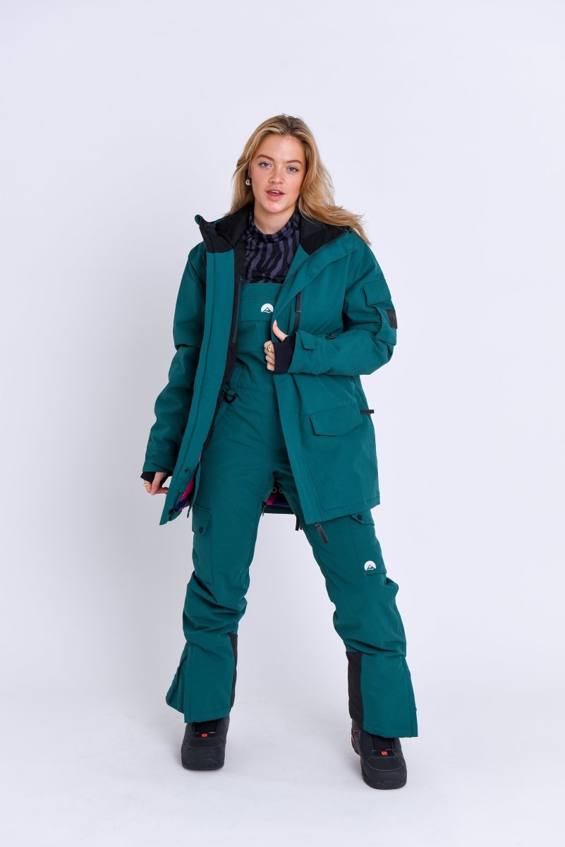 Yeh Girl Ski & Snowboard Jacket - Forest Green – OOSC Clothing