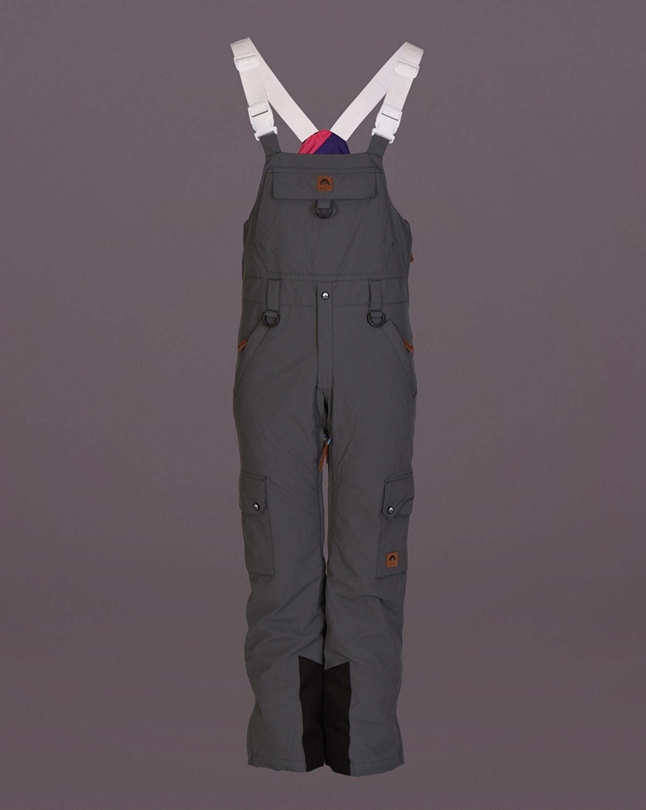 Yeh Man Herren Ski- und Snowboard-Latzhose - Grau