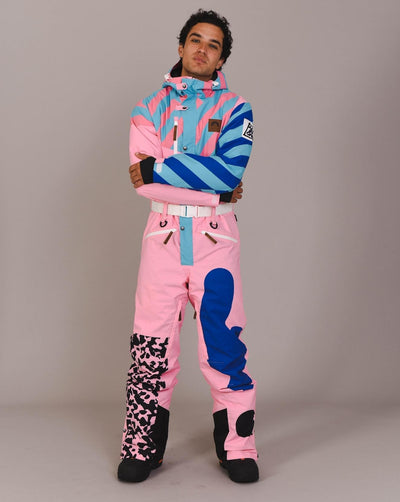 Penfold In Pink Ski Suit - Men's