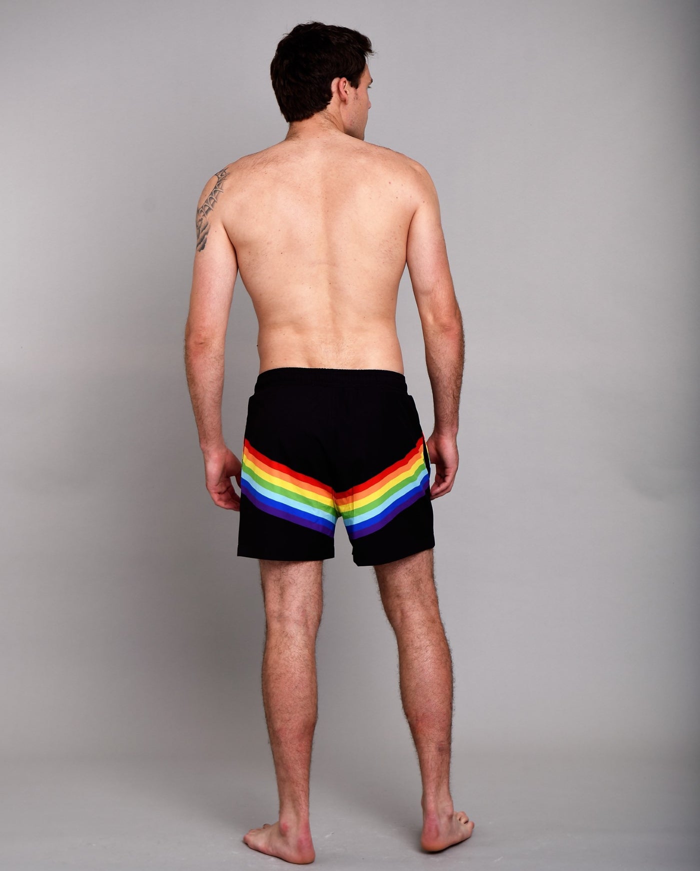Rainbow Road Men's Swim Shorts