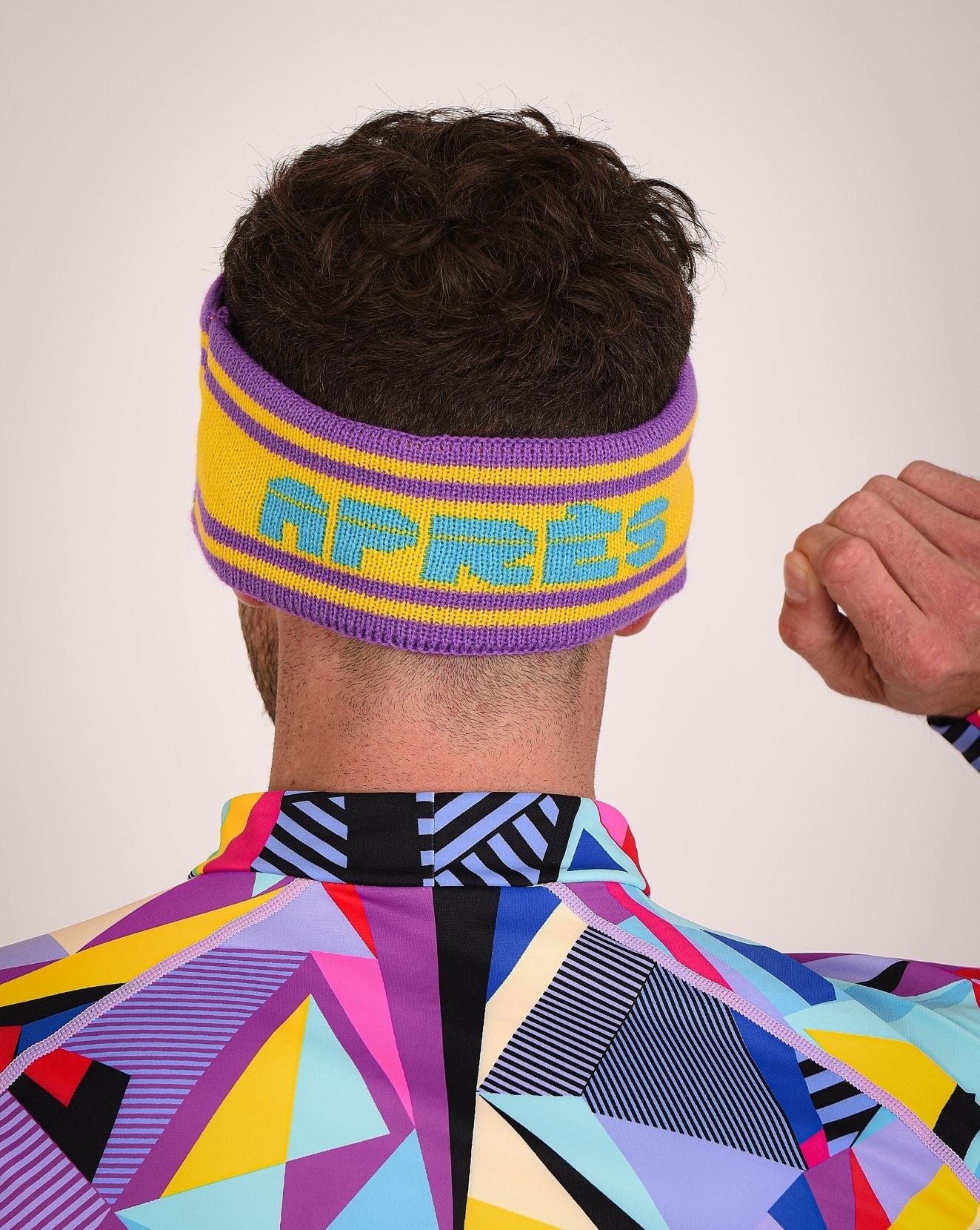 OOSC Après-Stirnband – Lila, Blau, Gelb