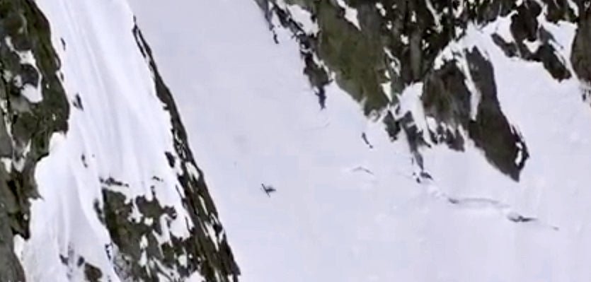 How this skier survives a 1,000 ft fall I will never know! - OOSC Clothing