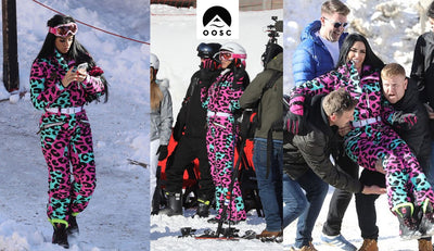 Katie Price In Our Cheeky Leopard Ski Suit