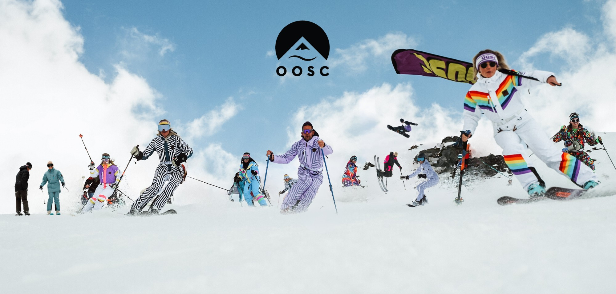Ski Suits & Snow Onesies - Retro-Styled