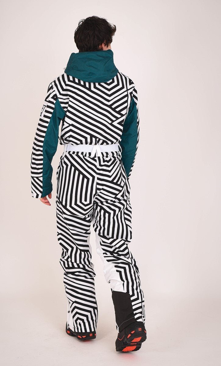 OOSC Fall Line Black & White Men's Ski Suit - Macy's