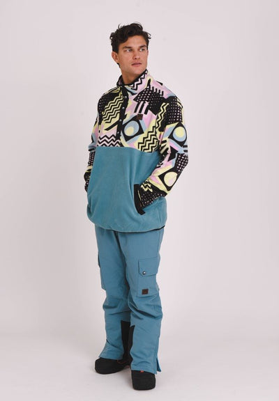 Saved By The Bell Fleece Teal - Men's