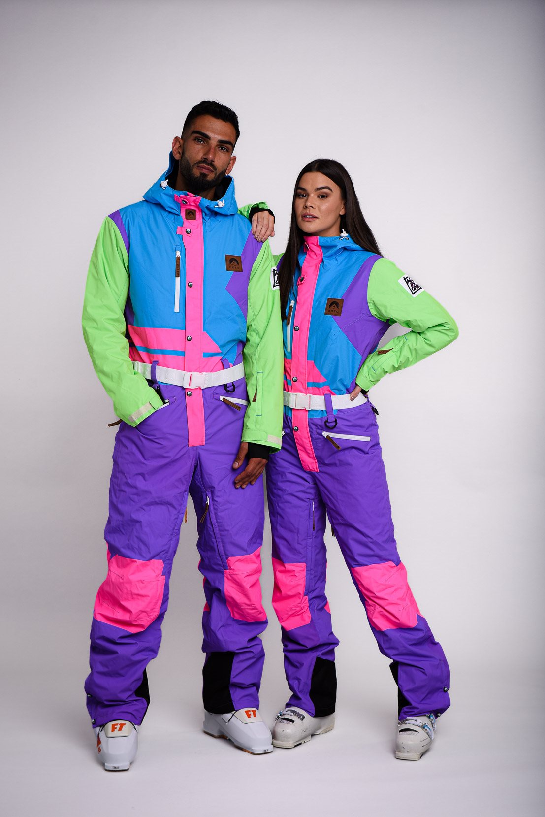 Powder Hound Neon Ski Suit  Retro Snow Suit (Men's) - OOSC Clothing