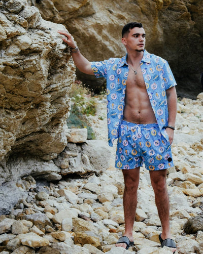 Chemise à manches courtes pour homme Poolside