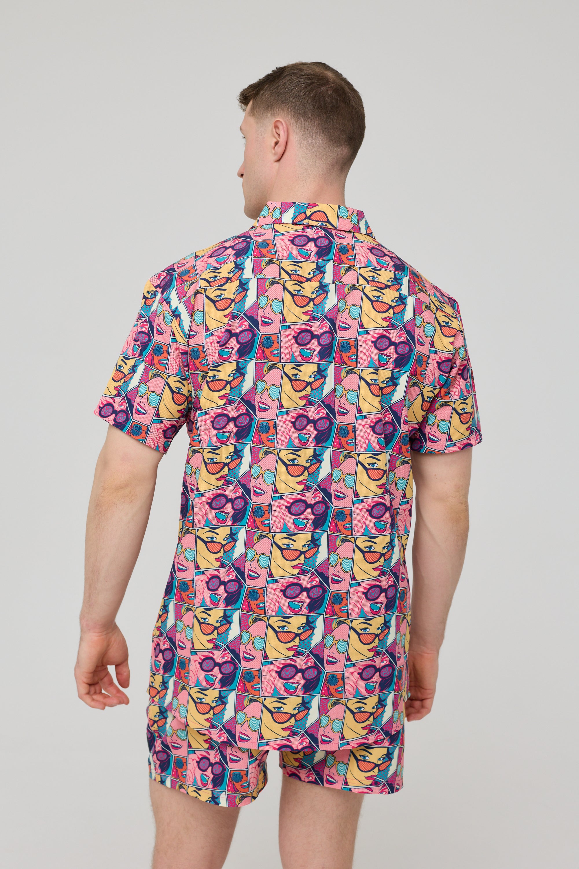 Comic Book Candy Men's Short Sleeve Shirt