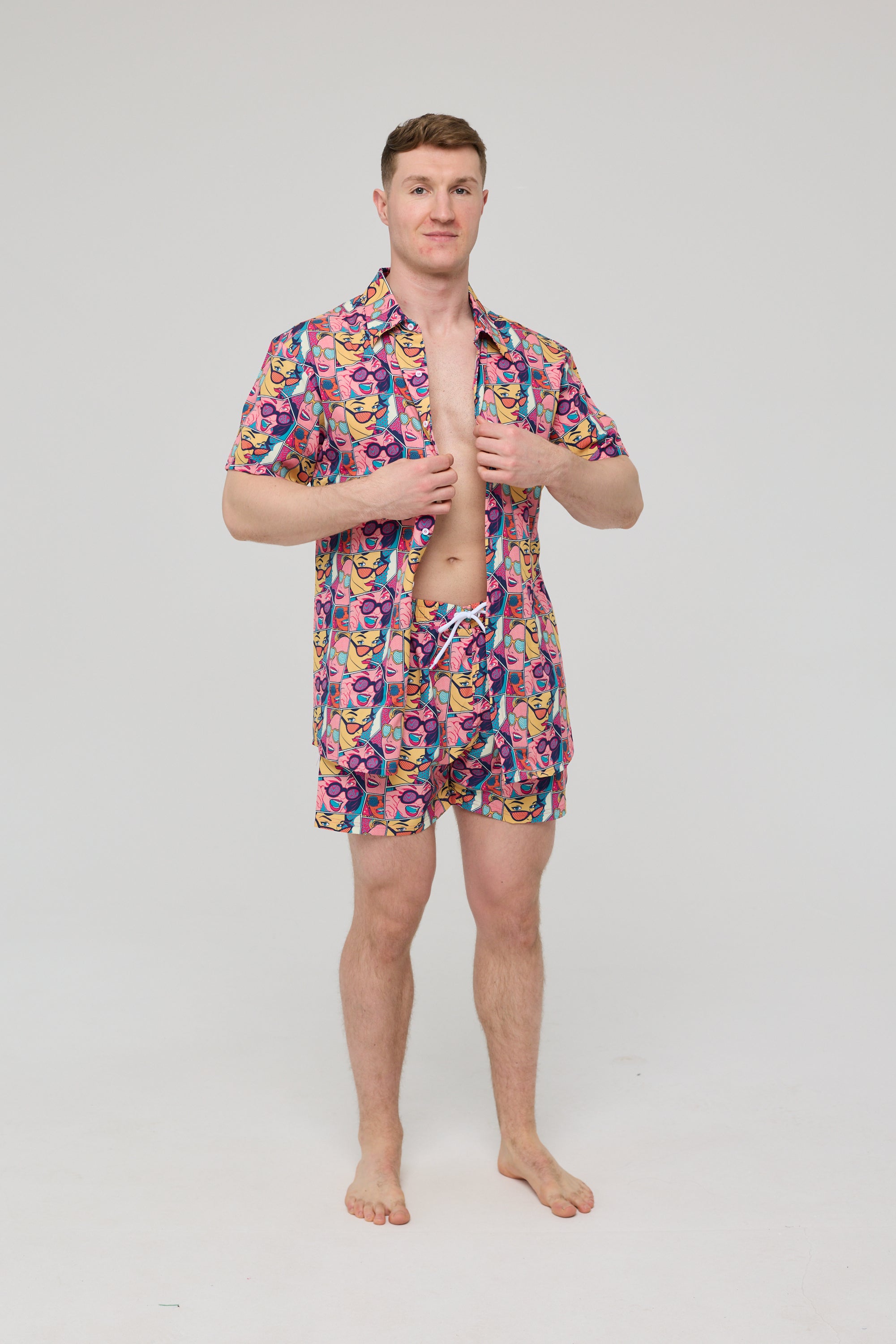Comic Book Candy Men's Short Sleeve Shirt