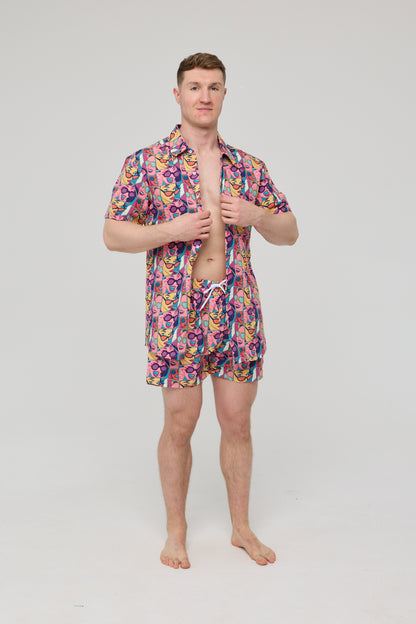 Comic Book Candy Men's Short Sleeve Shirt