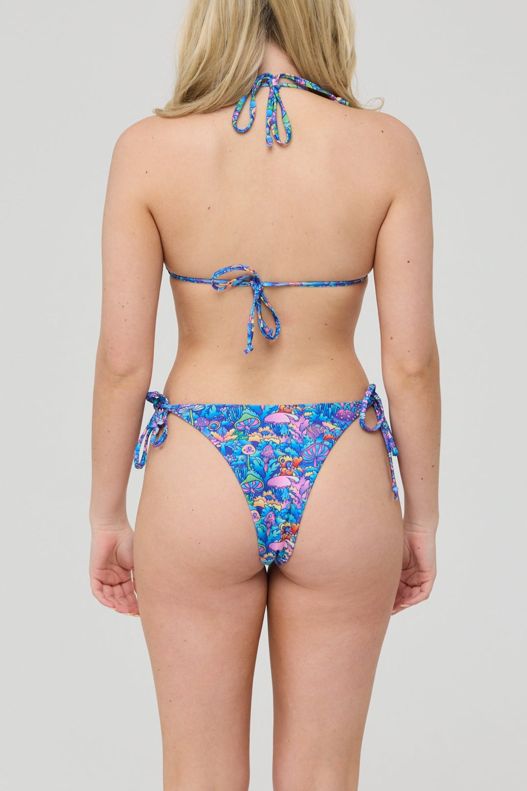 How High Tie Side Bikini Bottoms