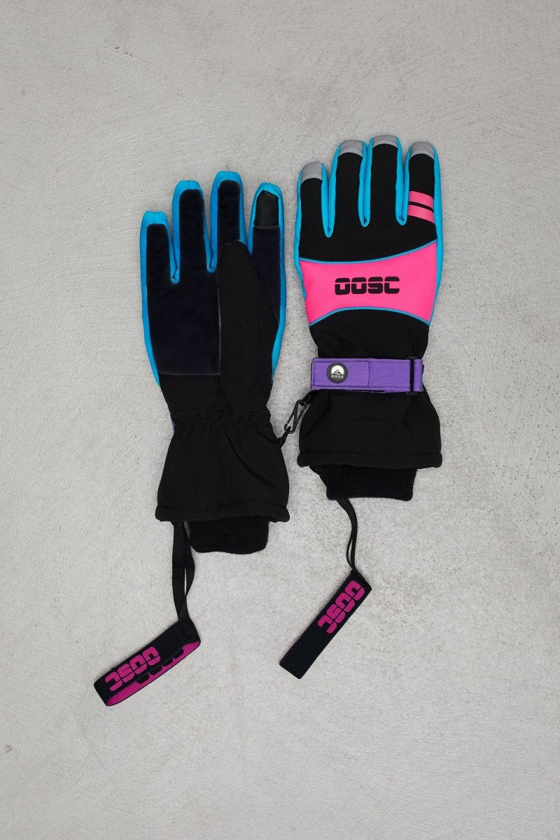 1987 PrimaLoft® Ski & Snowboard Gloves - Black - OOSC Clothing