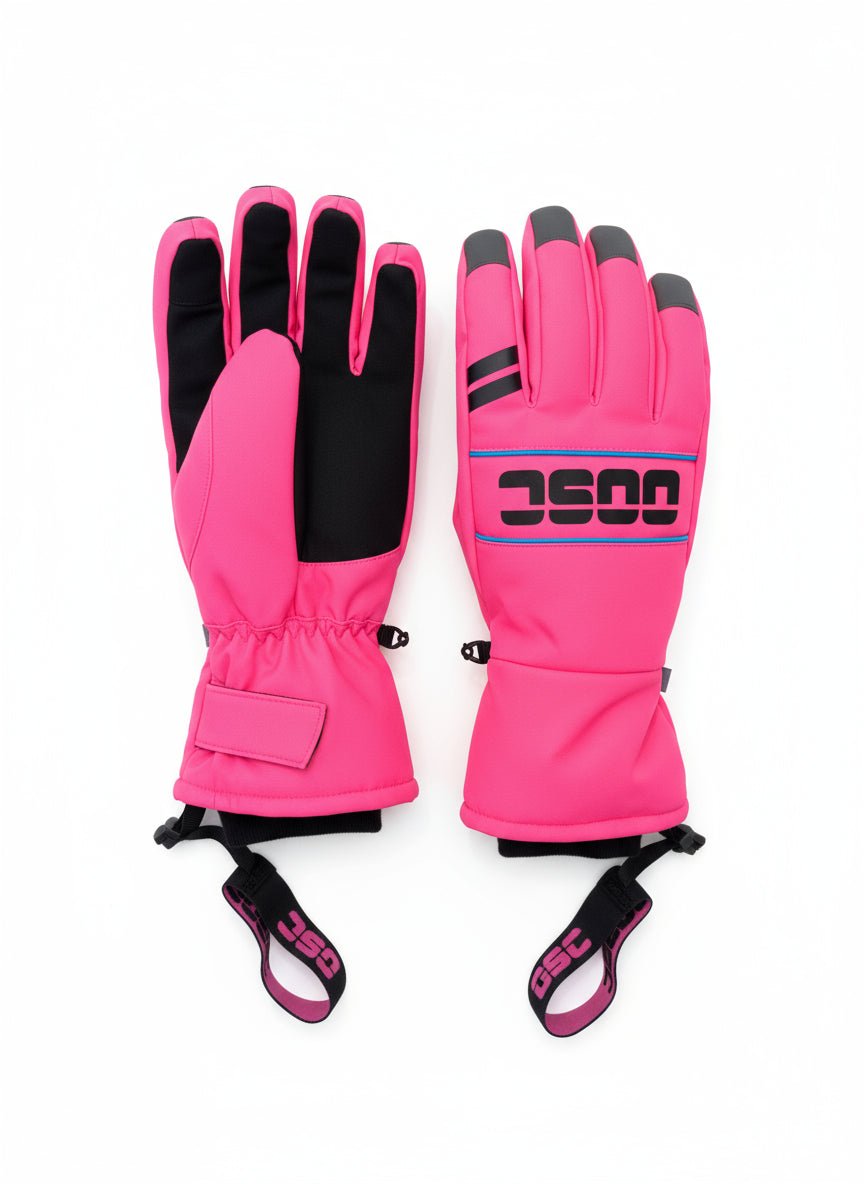 1987 PrimaLoft® V2 Ski & Snowboard Gloves - Pink - OOSC Clothing