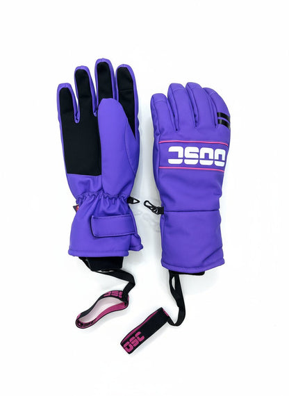 1987 PrimaLoft® V2 Ski & Snowboard Gloves - Purple - OOSC Clothing