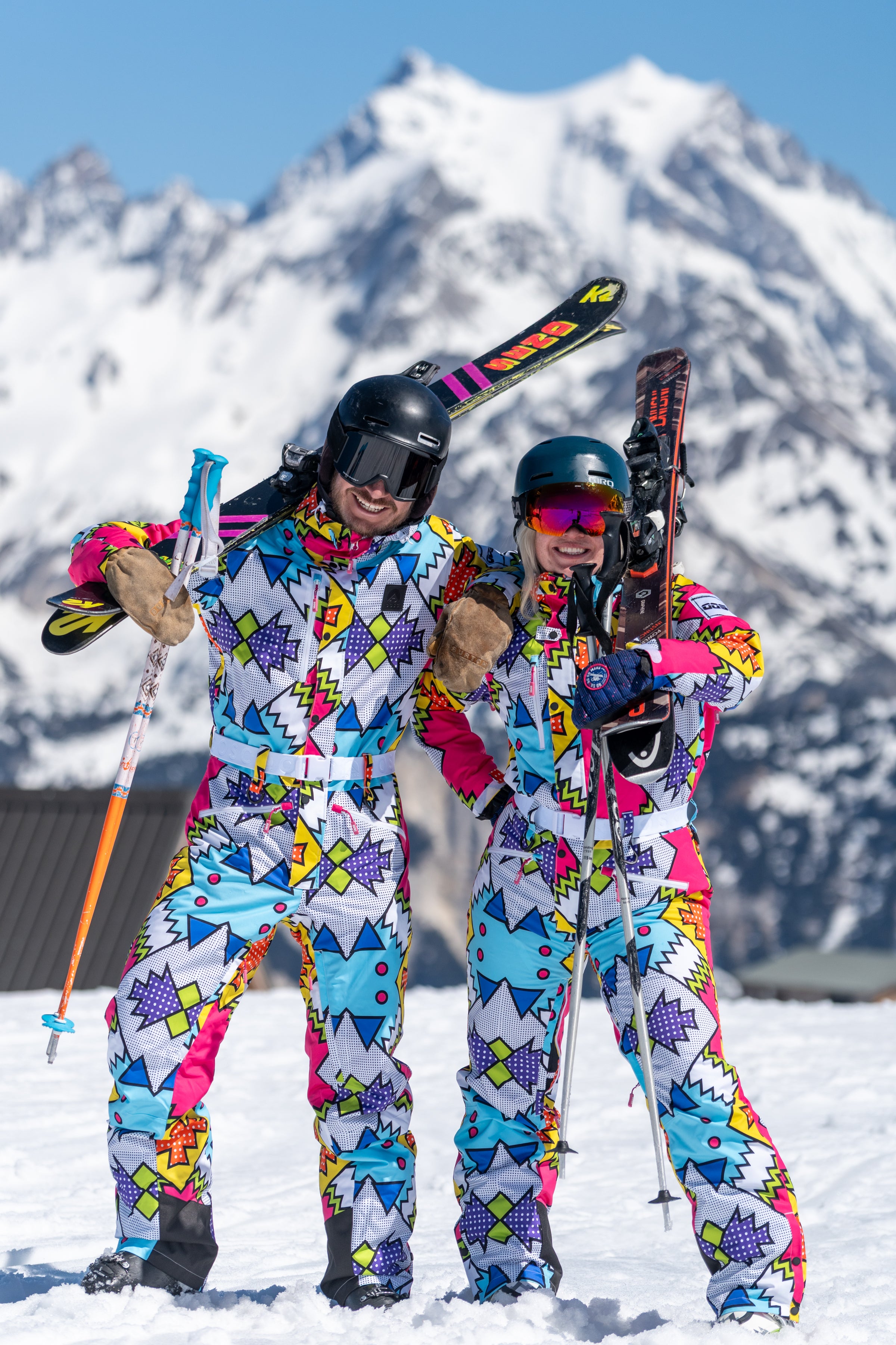 One Piece Ski Suits | Colourful Ski Suit – OOSC Clothing