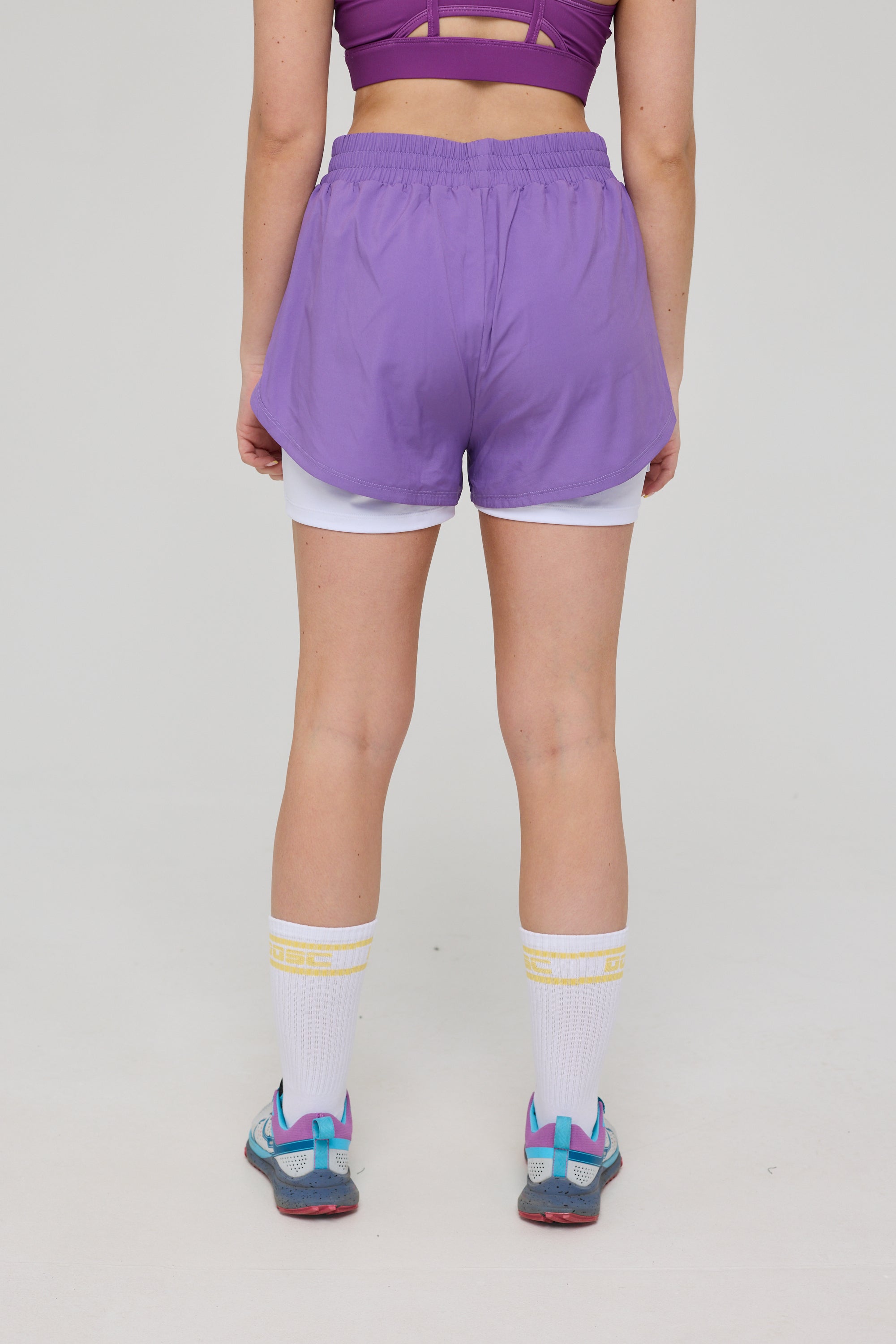 Soutien-gorge de sport croisé à maintien moyen Rainbow Road