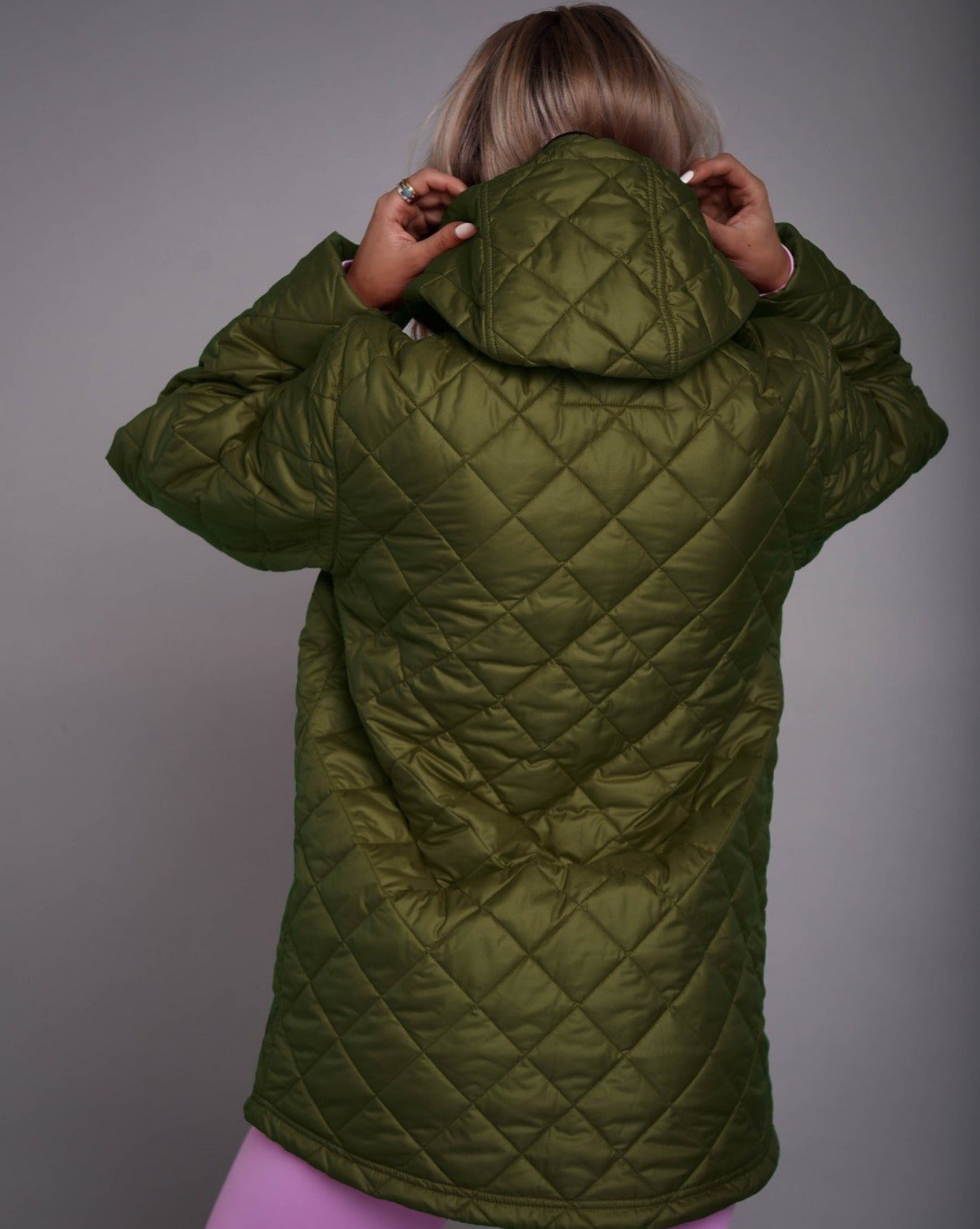 green oosc padded jacket