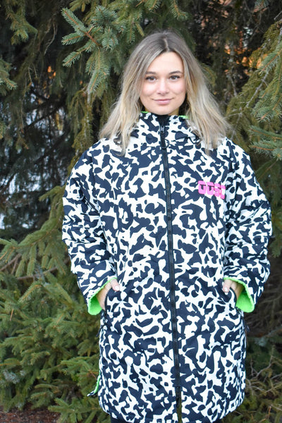 Penfold Wickelmantel aus recyceltem Sherpa-Futter – Damen