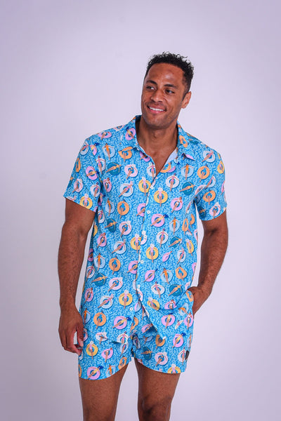 Chemise à manches courtes pour homme Poolside