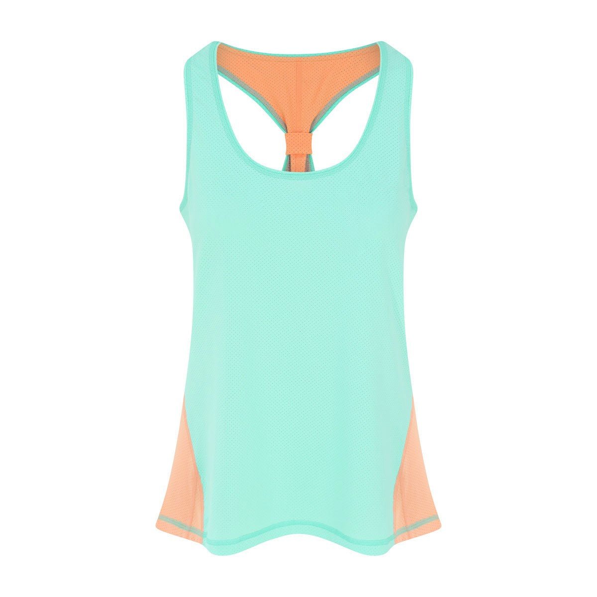 Pastel Mint Green Womens Gym Vest Top