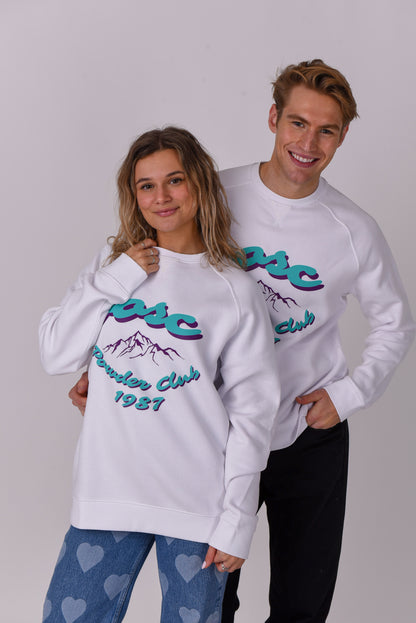 Powder Club Sweatshirt - White