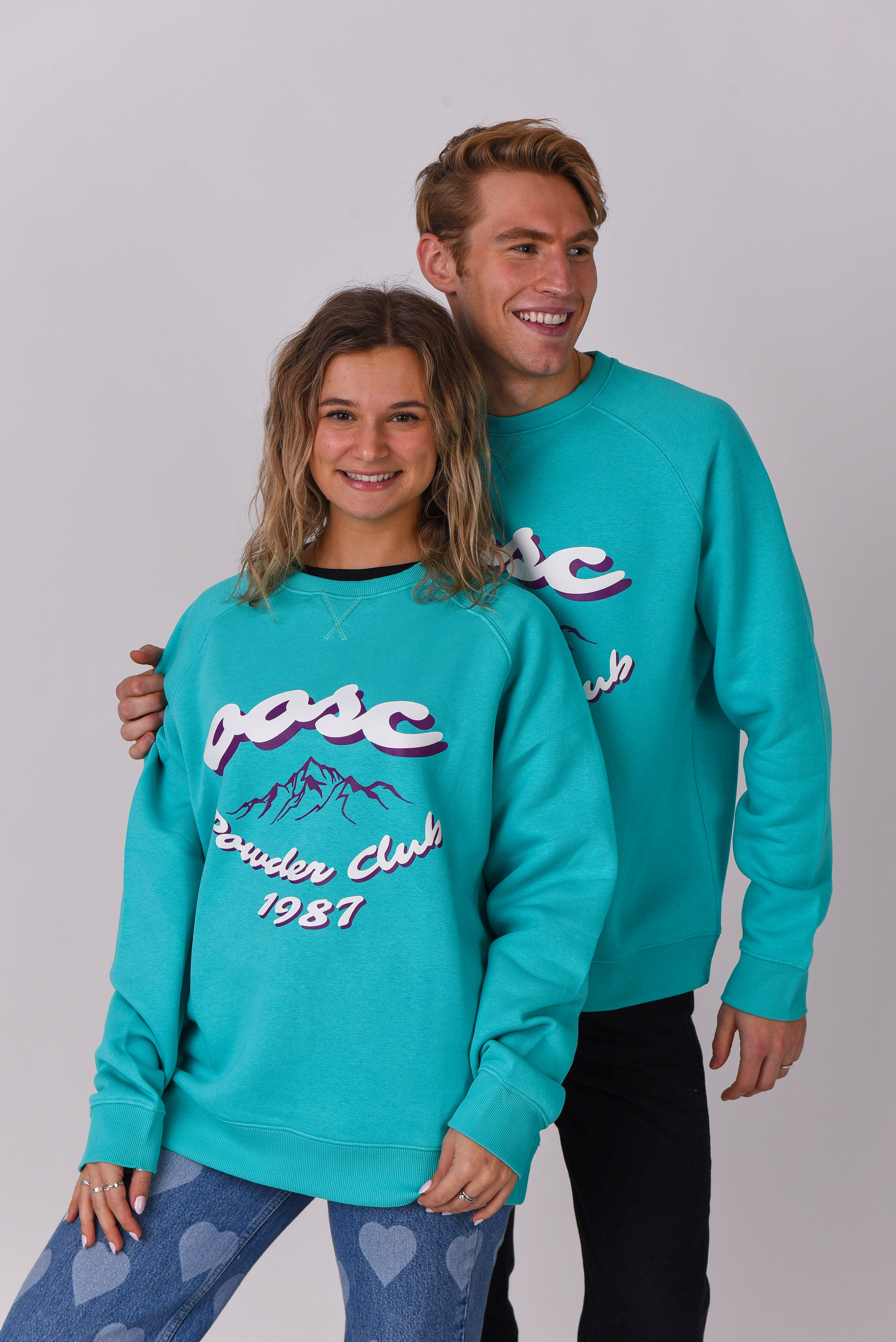 Powder Club Sweatshirt - Aqua