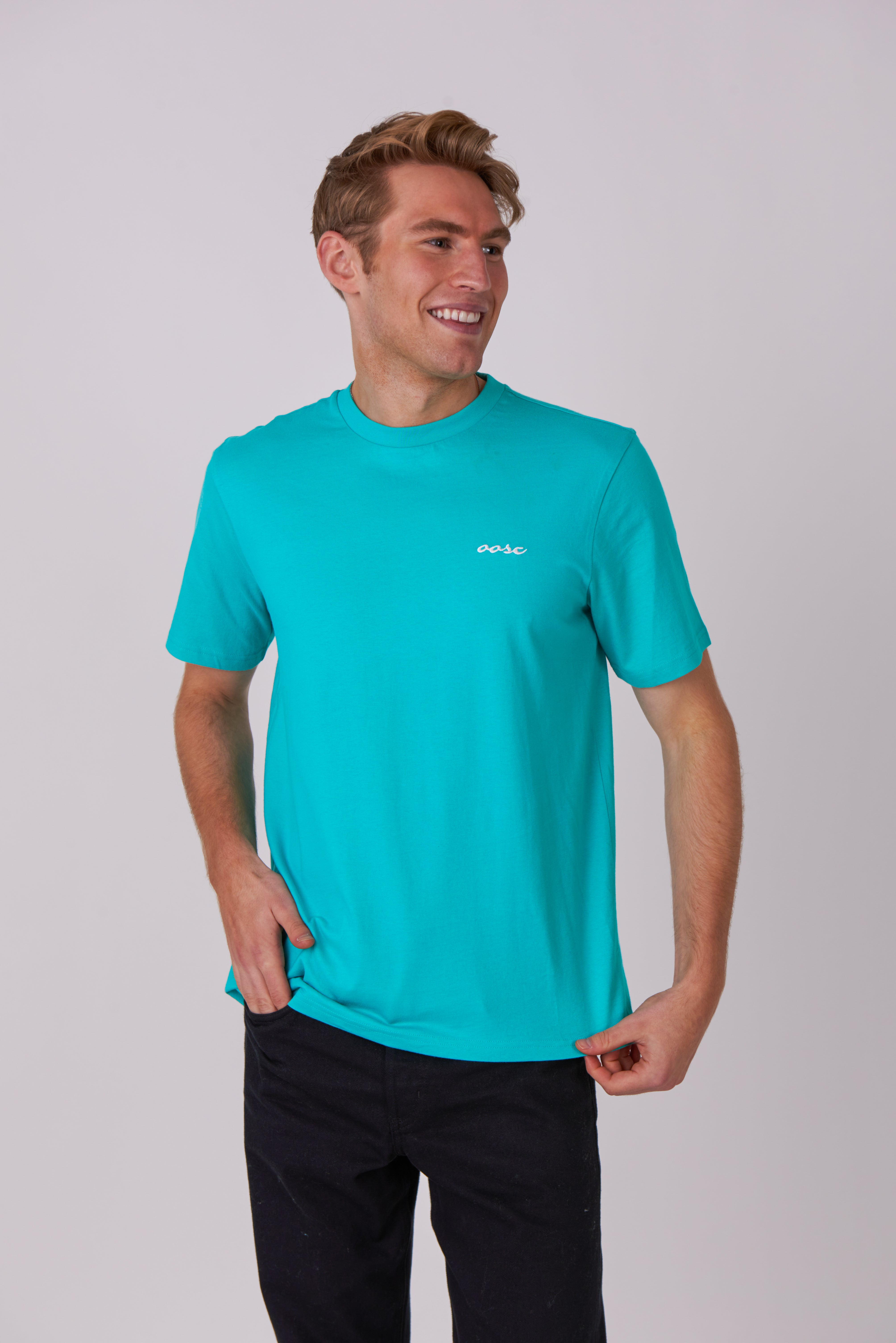 Powder Club T-Shirt - Aqua