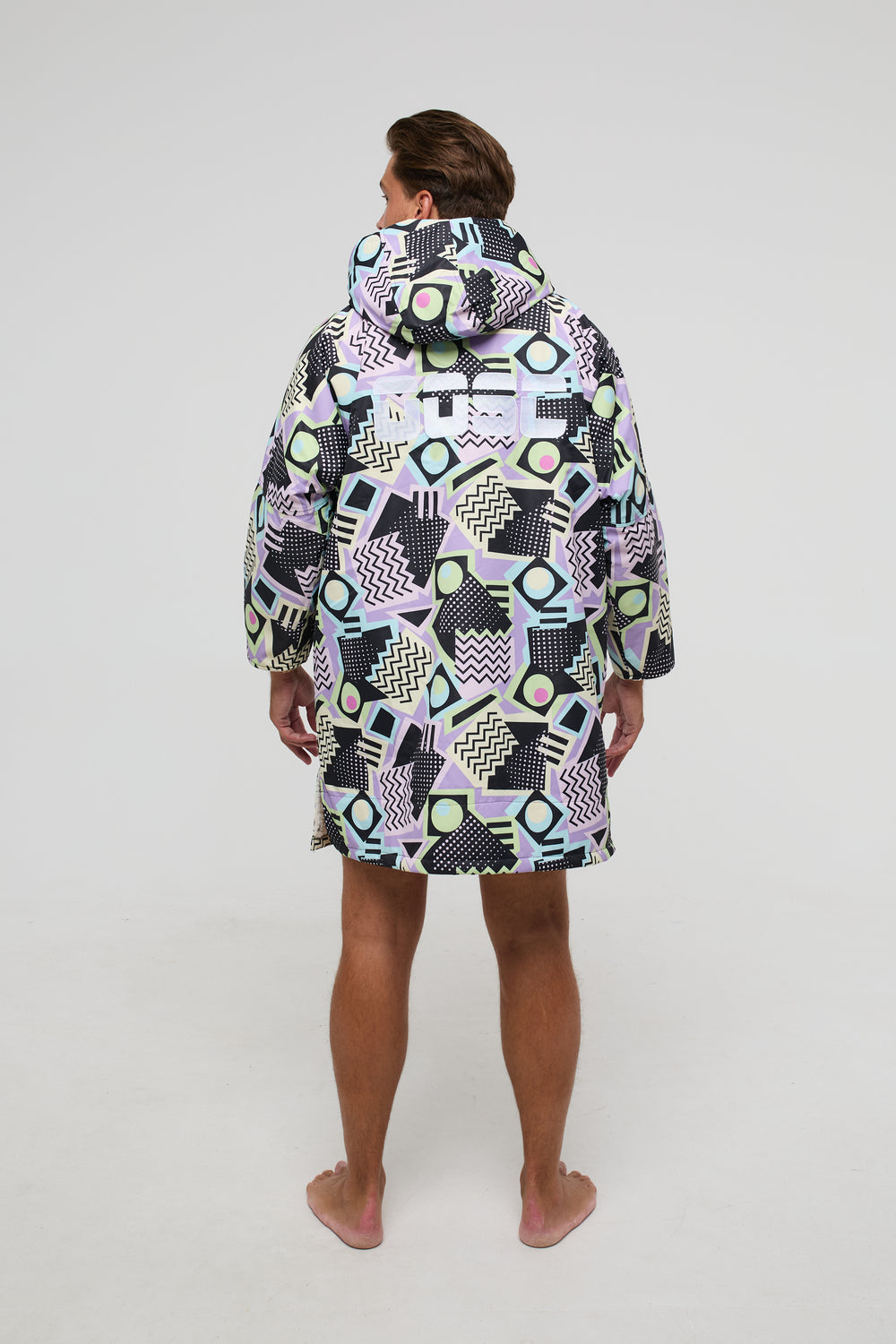 Retro Print Waterproof Changing Robe | Unisex - OOSC Clothing