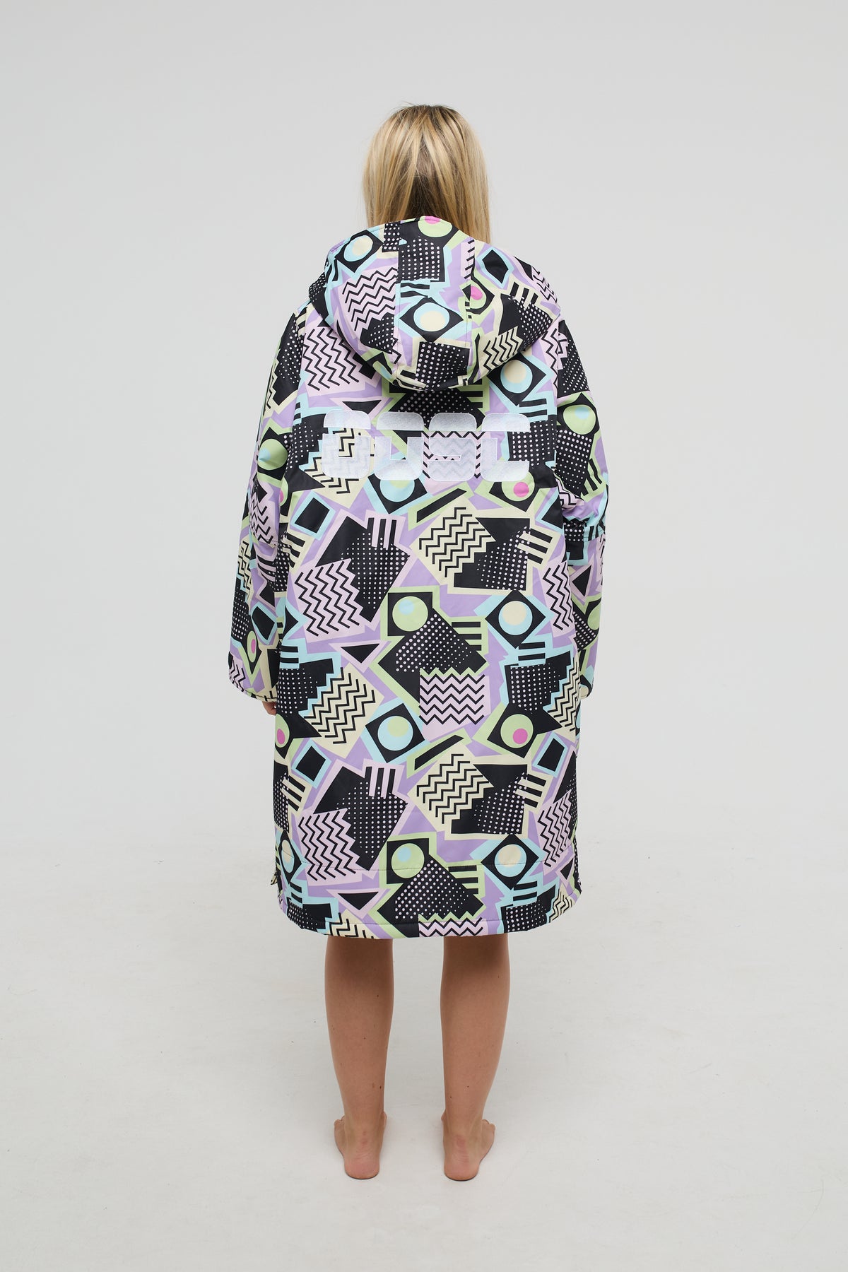 Retro Print Waterproof Changing Robe | Unisex - OOSC Clothing