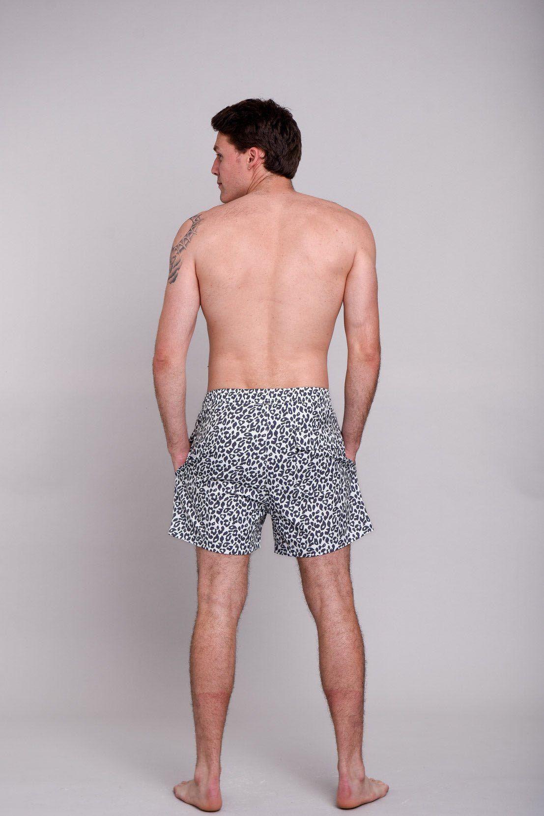 Snow Leopard Men's Swim Shorts