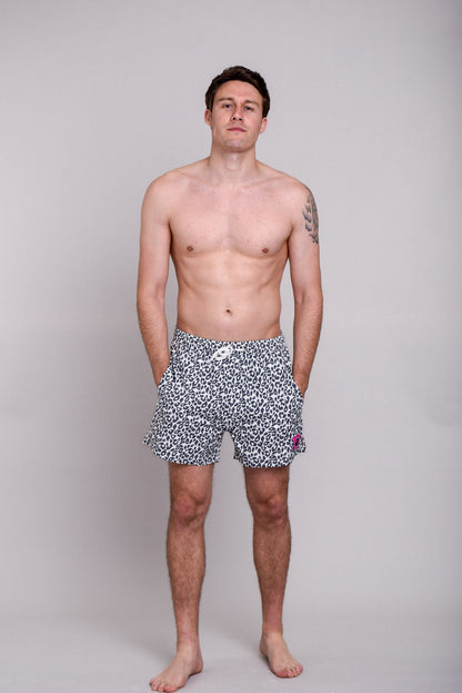 Snow Leopard Men's Swim Shorts