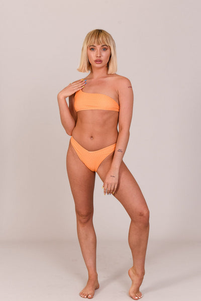 Bas de bikini Tangerine Squeeze coupe V