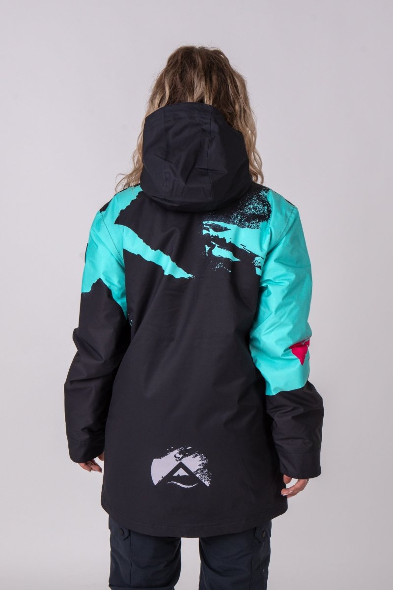 Afterparty Jacket Black & Mint - OOSC Clothing